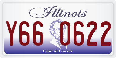 IL license plate Y660622