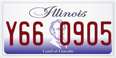IL license plate Y660905