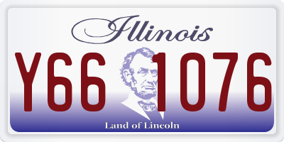 IL license plate Y661076