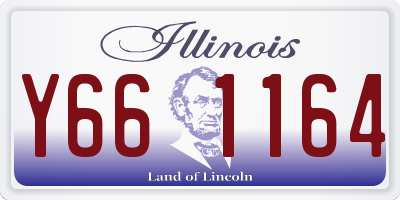 IL license plate Y661164