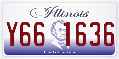 IL license plate Y661636
