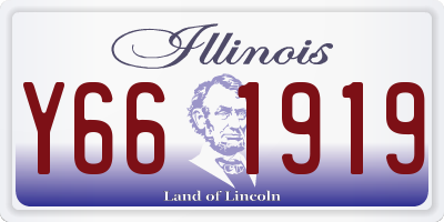 IL license plate Y661919