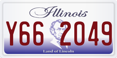 IL license plate Y662049