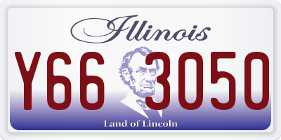 IL license plate Y663050