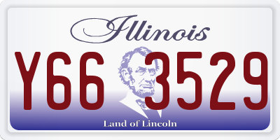 IL license plate Y663529