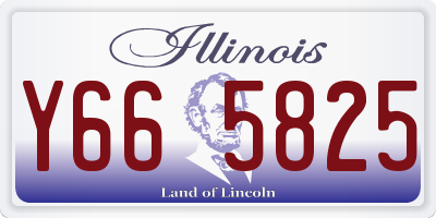 IL license plate Y665825