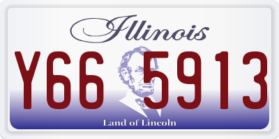 IL license plate Y665913