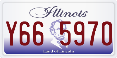 IL license plate Y665970