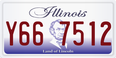 IL license plate Y667512