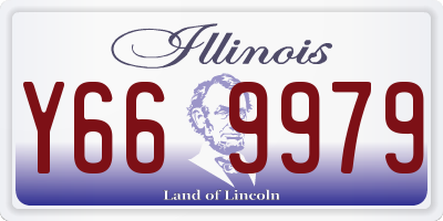 IL license plate Y669979