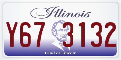 IL license plate Y673132