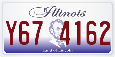 IL license plate Y674162