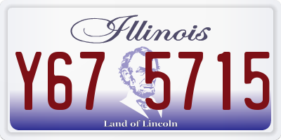 IL license plate Y675715