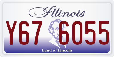 IL license plate Y676055