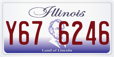 IL license plate Y676246