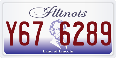 IL license plate Y676289