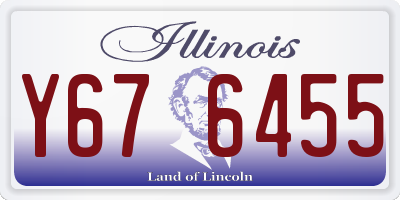 IL license plate Y676455