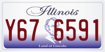 IL license plate Y676591