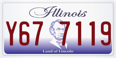 IL license plate Y677119