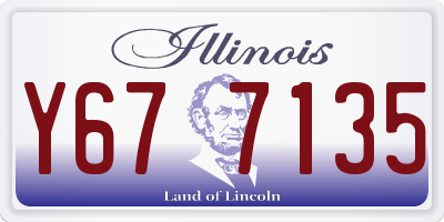 IL license plate Y677135