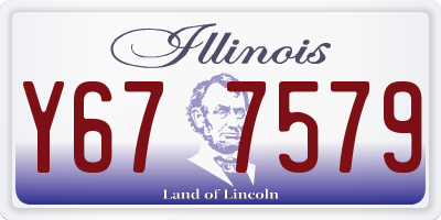 IL license plate Y677579