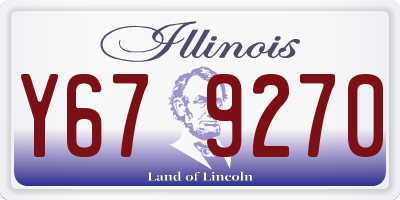IL license plate Y679270