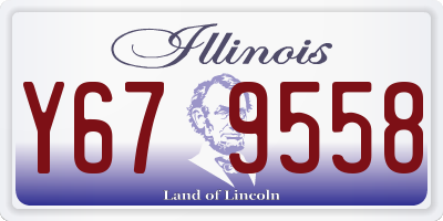 IL license plate Y679558