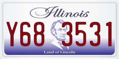 IL license plate Y683531