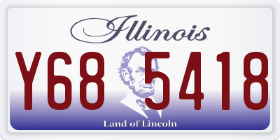 IL license plate Y685418