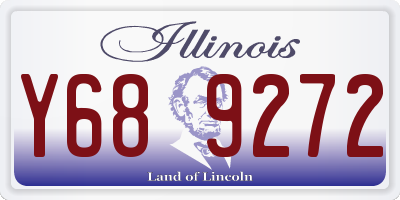 IL license plate Y689272