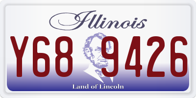 IL license plate Y689426