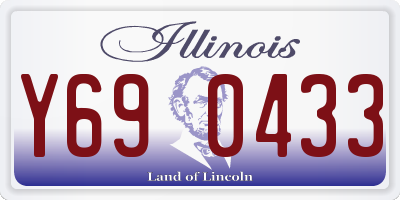 IL license plate Y690433