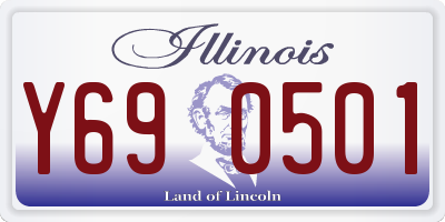 IL license plate Y690501