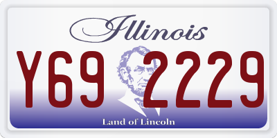 IL license plate Y692229