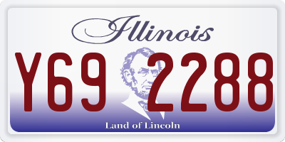 IL license plate Y692288