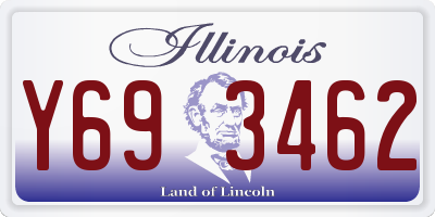 IL license plate Y693462