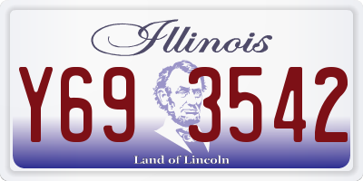 IL license plate Y693542