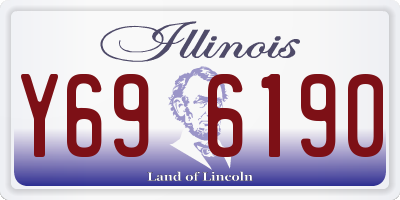 IL license plate Y696190