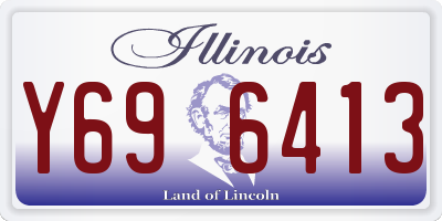 IL license plate Y696413
