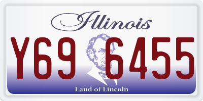 IL license plate Y696455