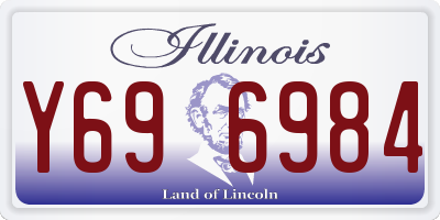 IL license plate Y696984