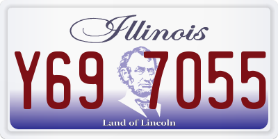 IL license plate Y697055