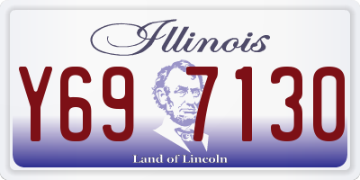IL license plate Y697130