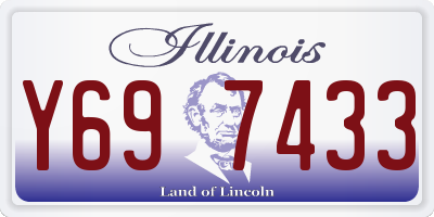 IL license plate Y697433