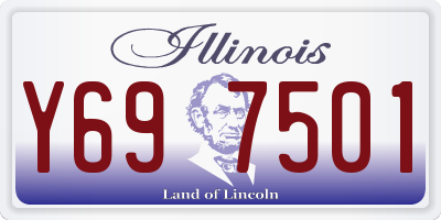 IL license plate Y697501