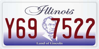 IL license plate Y697522