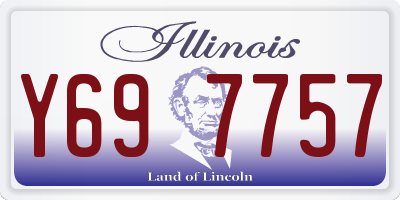 IL license plate Y697757