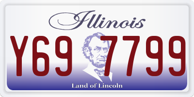 IL license plate Y697799