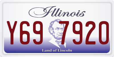 IL license plate Y697920
