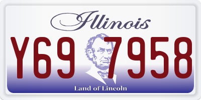 IL license plate Y697958